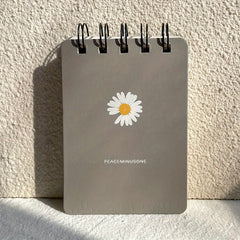 Small Daisies Mini Notebook Coil 7x10cm 100 pages 4 colors Girls Student Gift