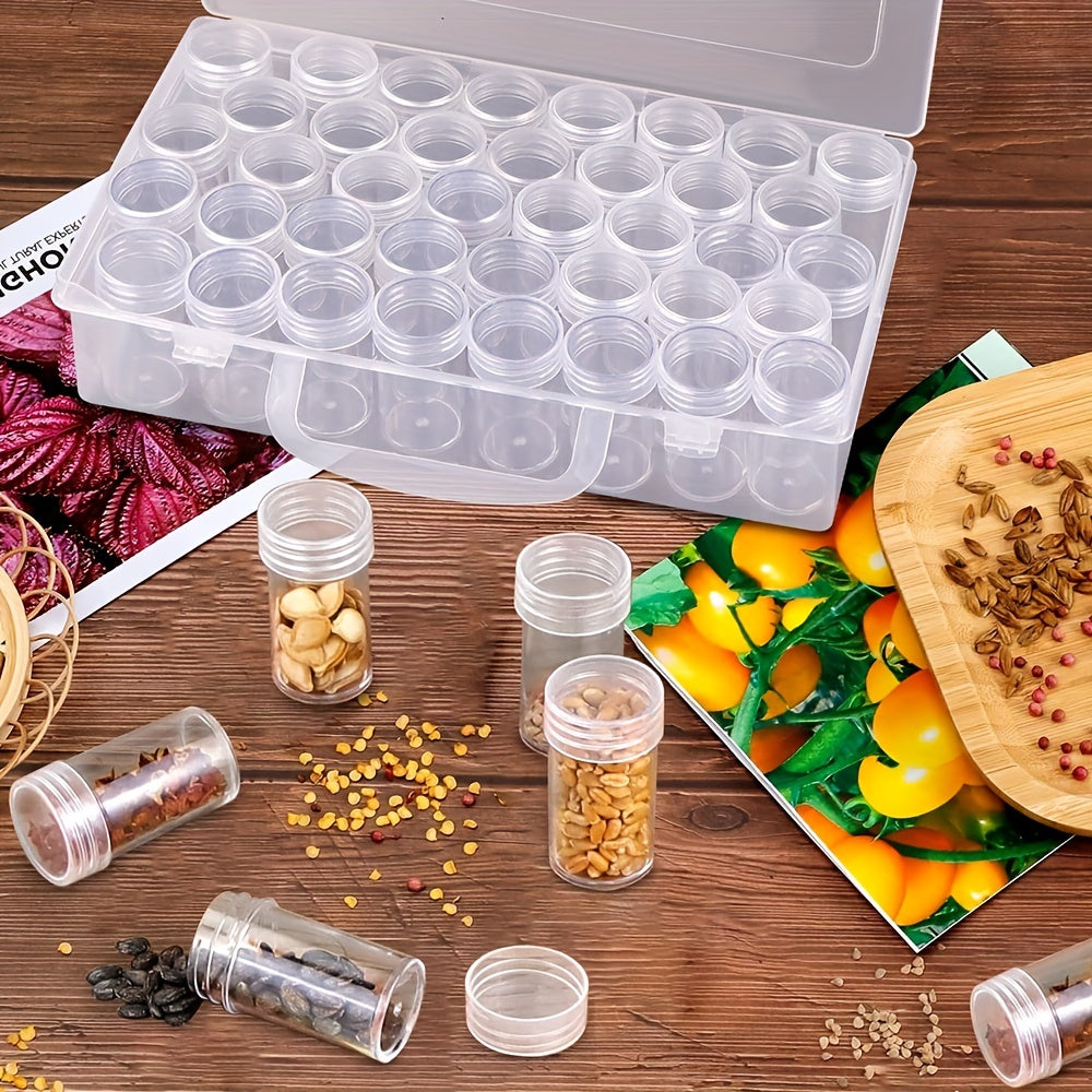 24 38 Slot Storage Box Airtight Container Organizer Portable Carrying Case