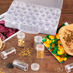24 38 Slot Storage Box Airtight Container Organizer Portable Carrying Case
