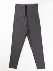  Solid High Rise Abdomen Control Leggings