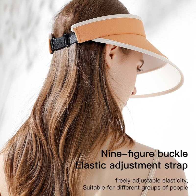 Breathable Wide Brim Visor UV Sun Hat for Outdoor Cycling