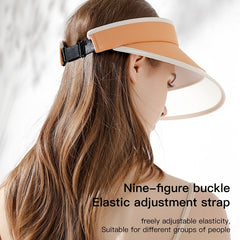 Breathable Wide Brim Visor UV Sun Hat for Outdoor Cycling