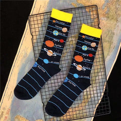 Planetary Style Classic Crew Socks for Women