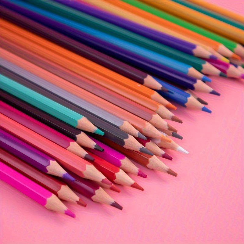 Soft Core Pencil Set - 48 24 12 Bright & Versatile Colors