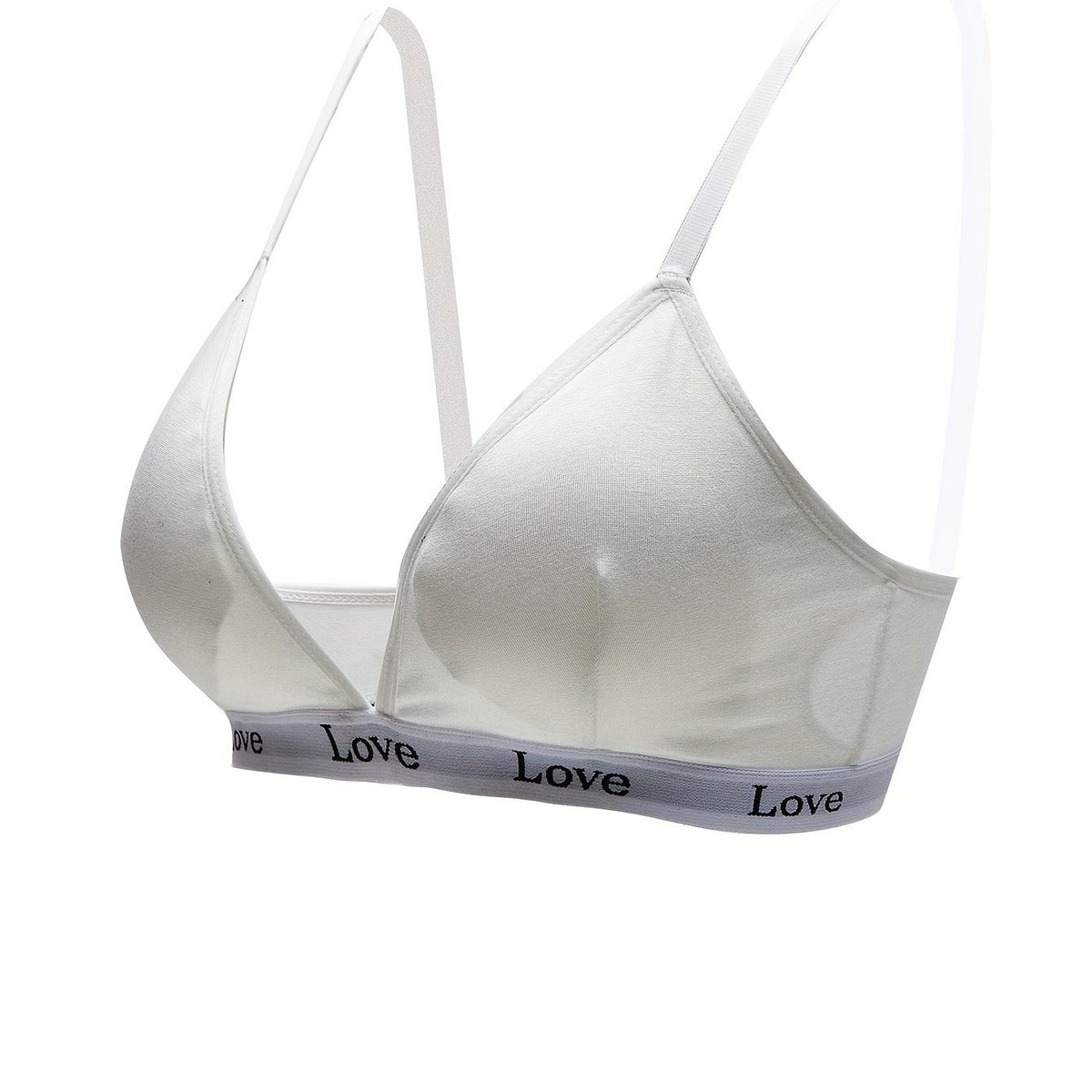 Letter Print Sports Bra Comfy Fitness Bra Women's Lingerie