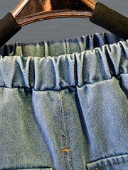 Boy's Gradient Denim Pants Spring Autumn