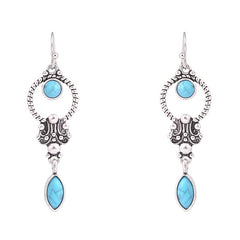Vintage Turquoise Earrings Women Girls Party Jewelry