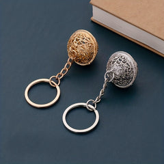 Vintage Bell Pendant Keychain Chinese Style Jewelry
