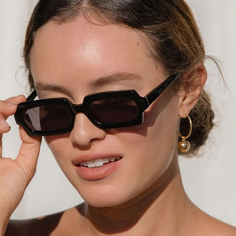 Rectangle Sunglasses Punk Anti Glare UV400