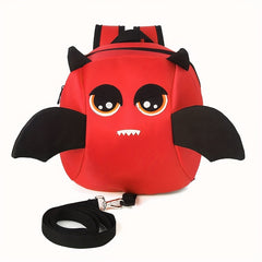 Kids Devil Backpack with Anti-Lost Rope, Lightweight Schoolbag