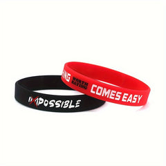 5pcs Waterproof Inspirational Silicone Bracelets