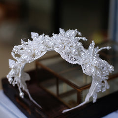 Forest Style Bridal Headpiece with Fairy Hair Accessory for Wedding Dress