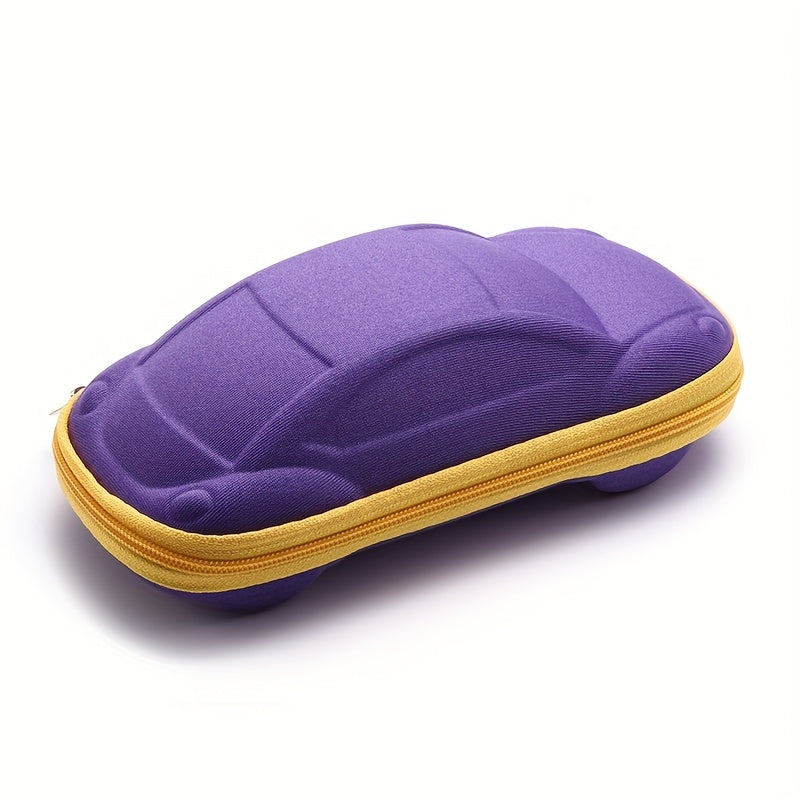 Hard Shell Sunglass Case with Carabiner Zipper