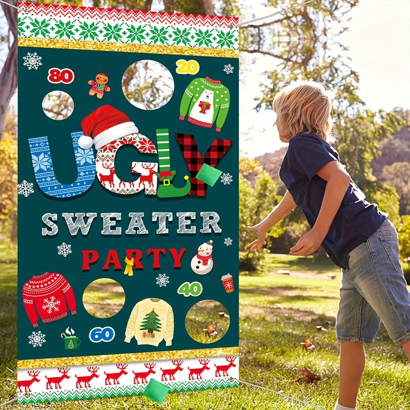Christmas Party Sandbag Throwing Game Decoration