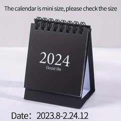 Morandi Mini Table Calendar Coil Desktop Decoration