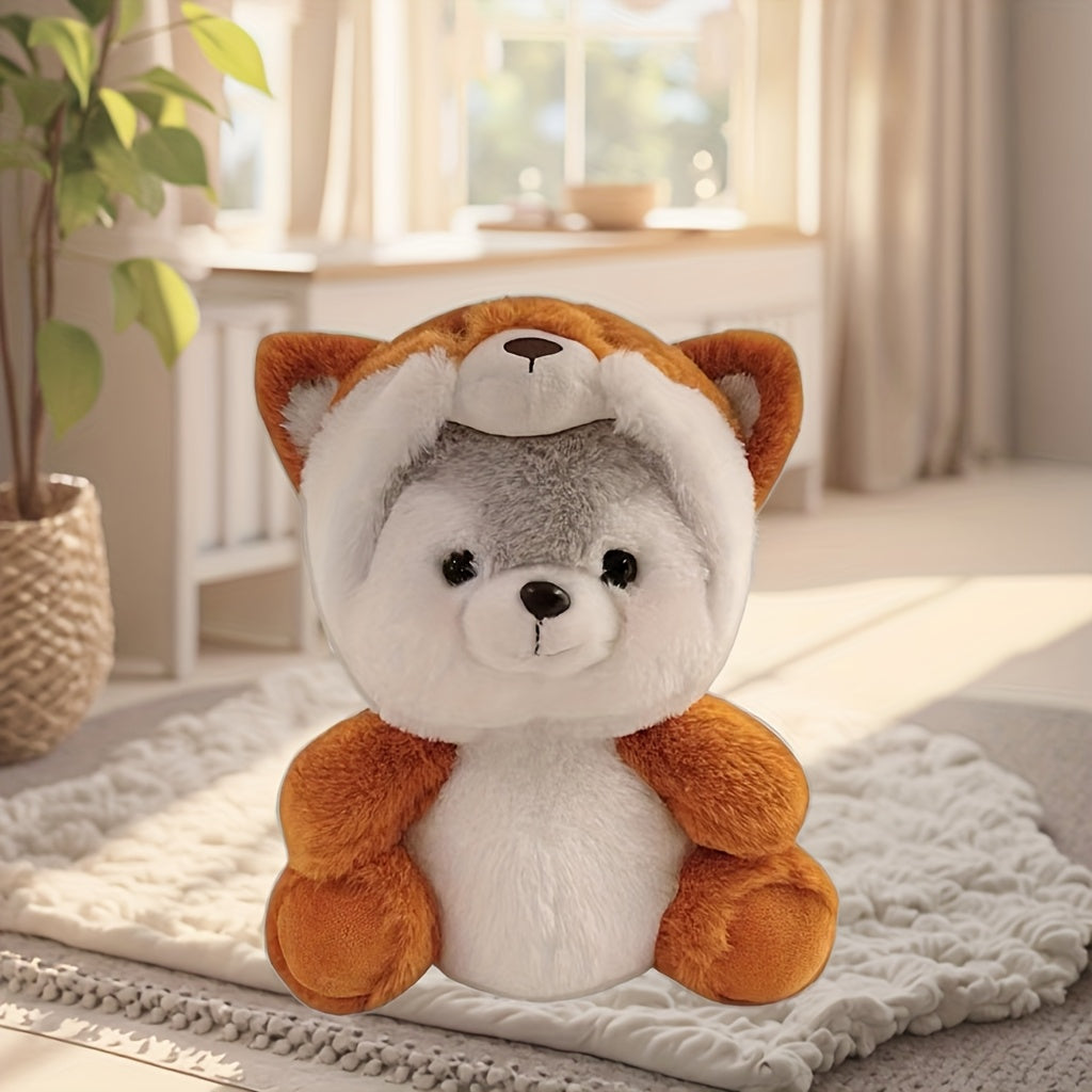 Cute Husky Plush Toy Soft Dog Gift for Kids