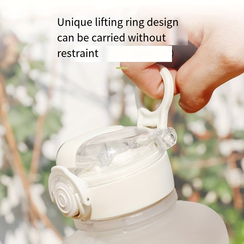 1L Sports Water Bottle With Straw BPA Free Large Portable Water Cup