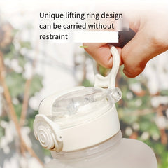 1L Sports Water Bottle With Straw BPA Free Large Portable Water Cup