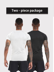Men's Short Sleeve Compression T-Shirt for Fitness Activities