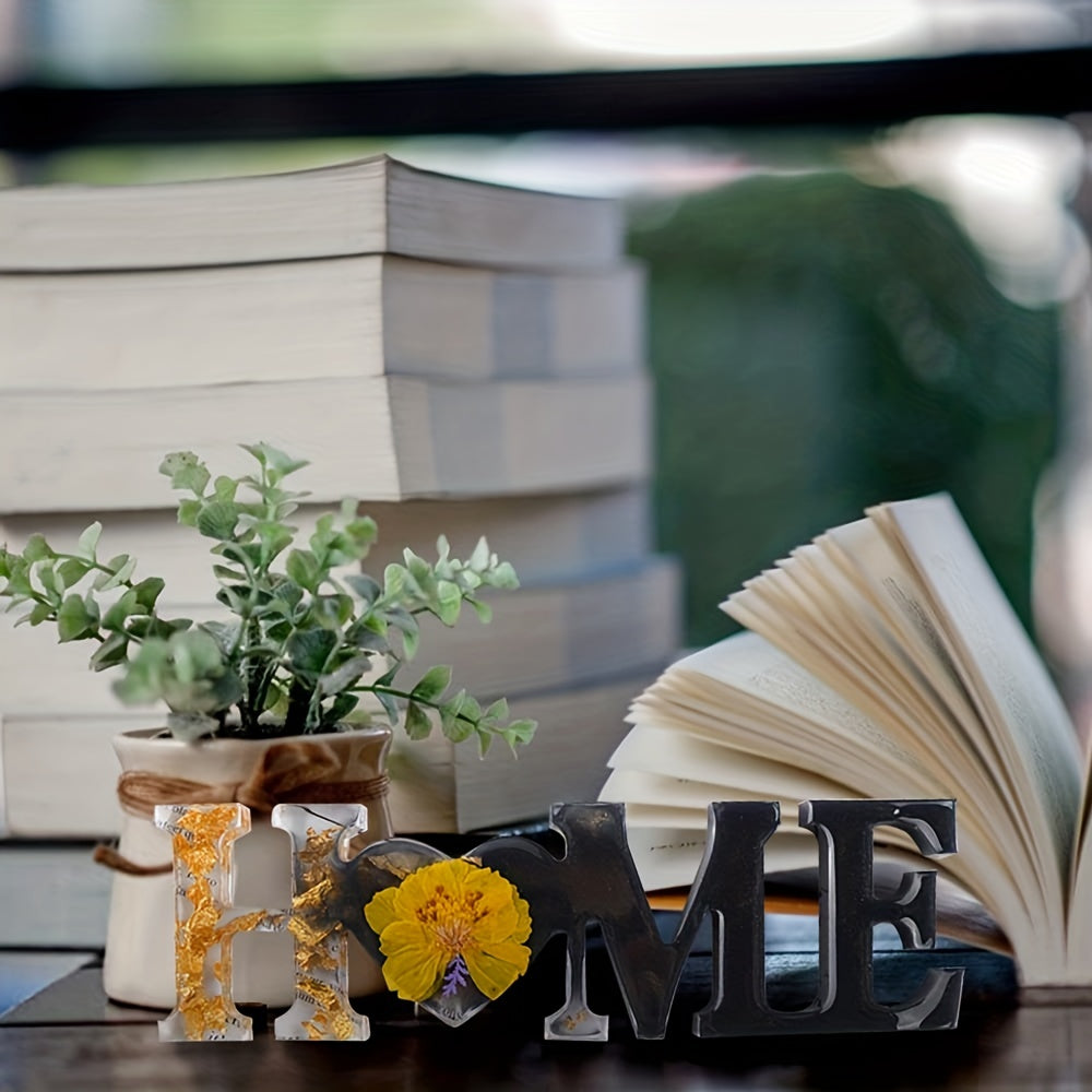Resin LOVE & HOME Silicone Molds for Room Decoration