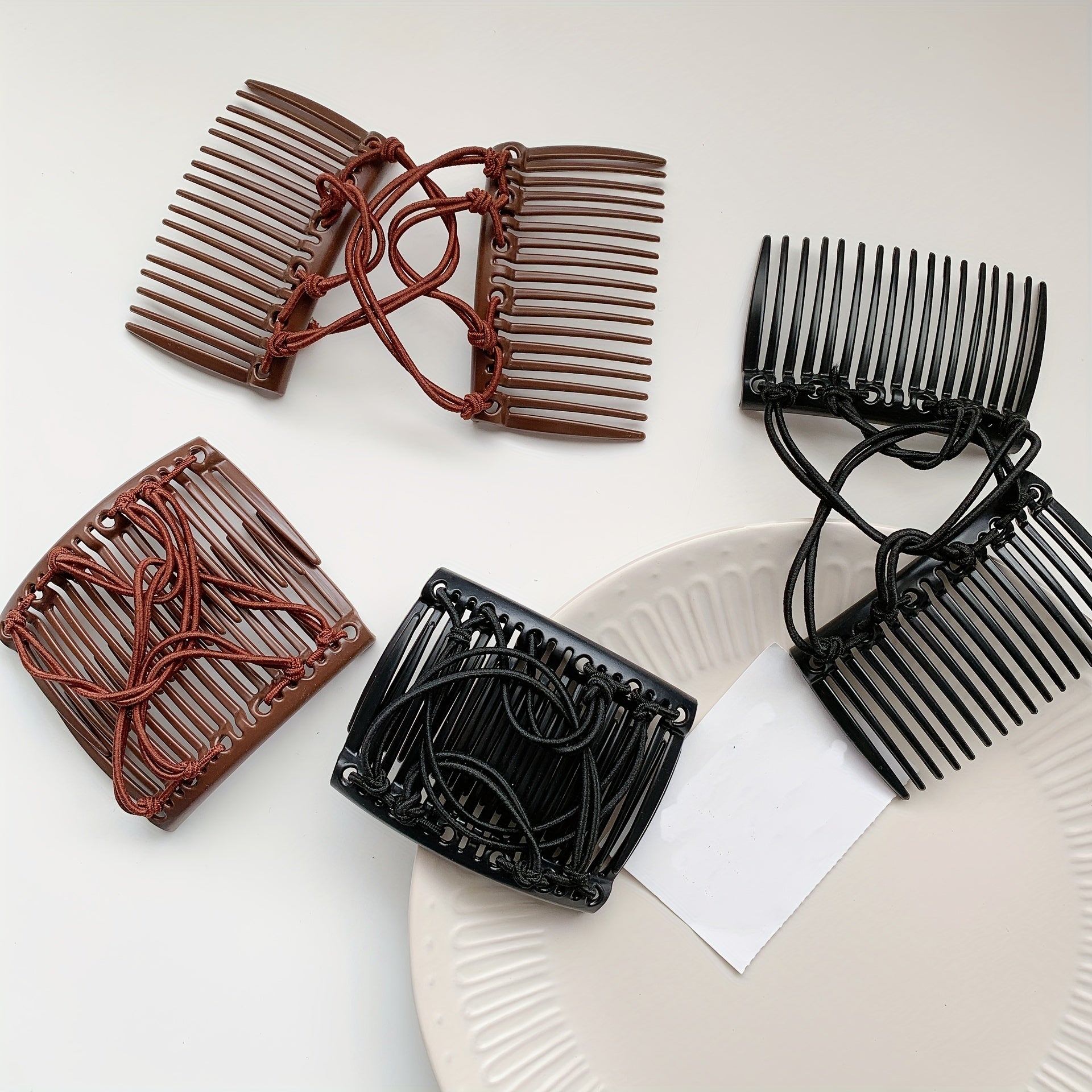 Elastic Hair Comb Insert Comb Versatile Hair Clip Female Headwear