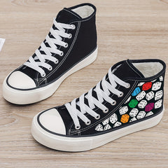 Plush Lined Thermal Chunky Canvas Sneakers High Top