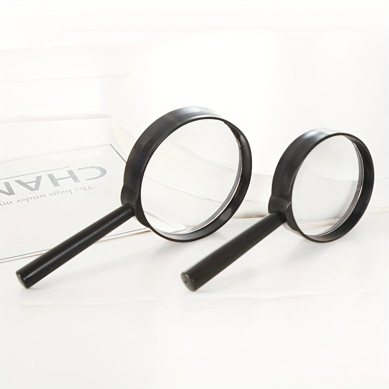 2pcs Magnifying Glass Handheld Reading Magnifier For Seniors