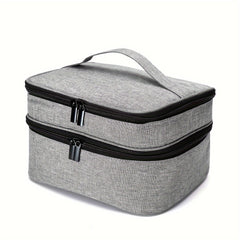 Nail Polish Storage Bag Holds 30 Bottles Double Layer Essential Storage Box