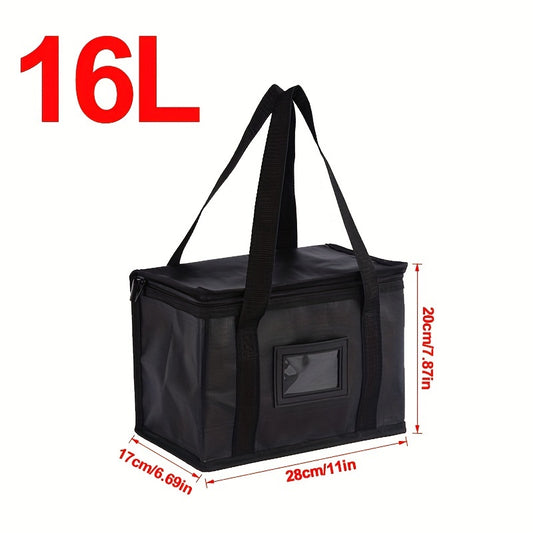 Insulated Cooler Bag Waterproof Thermal Tote for Food Pizza Takeaway