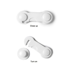 5 Pack Adjustable Drawer Locks - Child Safety Locks for Baby Proofing