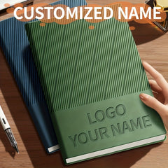 Personalized A5 Soft Cover Notebook with Name, Phone Number & Logo