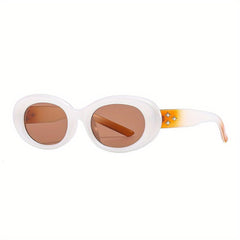 Men's Oval Frame Sunglasses for Holiday Outdoor Festivals