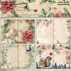 A5 Single Sided Pattern Paper DIY Scrapbook Background Paper