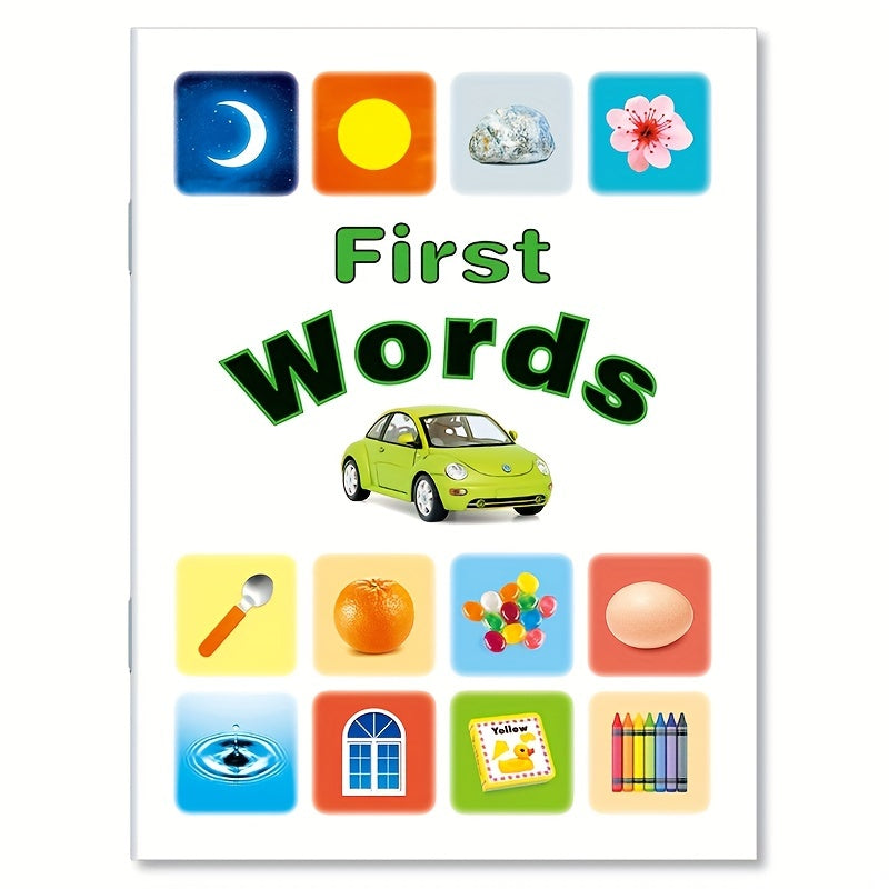 Mini Children's Vocabulary Book in 4 Styles to Learn English with Rounded Corner
