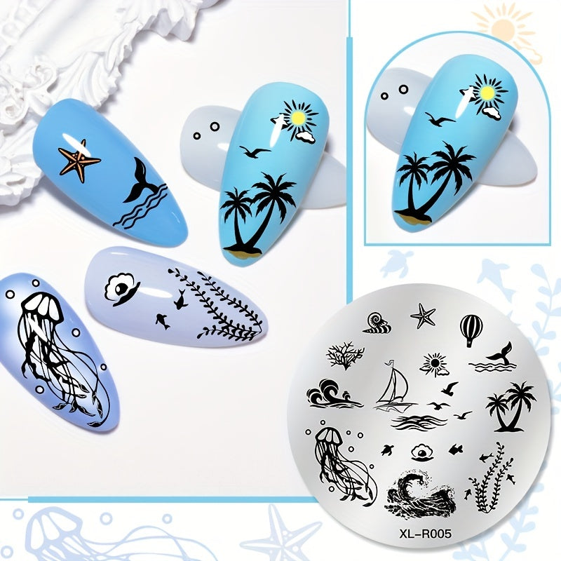 Nail Art Stamping Plate Set for Stunning Manicures