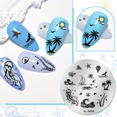 Nail Art Stamping Plate Set for Stunning Manicures