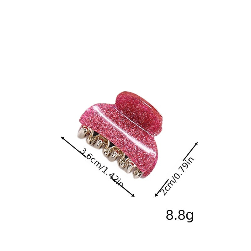 Leopard Pattern Hair Claw Women's Ponytail Hair Clip