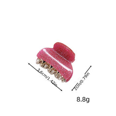 Leopard Pattern Hair Claw Women's Ponytail Hair Clip
