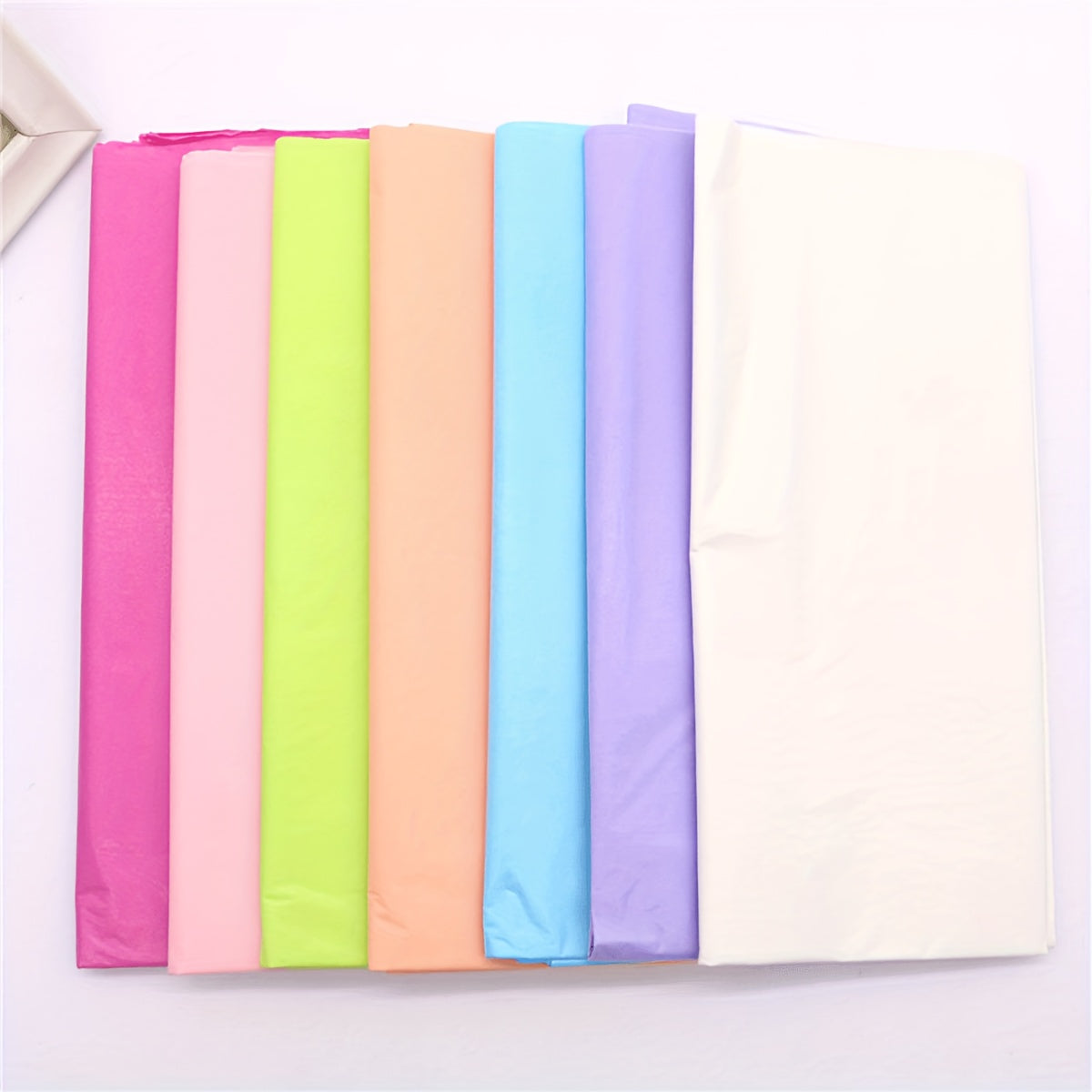 10sheets Colorful Pear Paper Solid Thin Page Paper