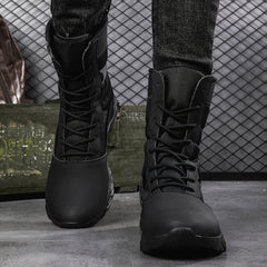 Men's High Top Tactical Work Boots Non Slip Durable Boots