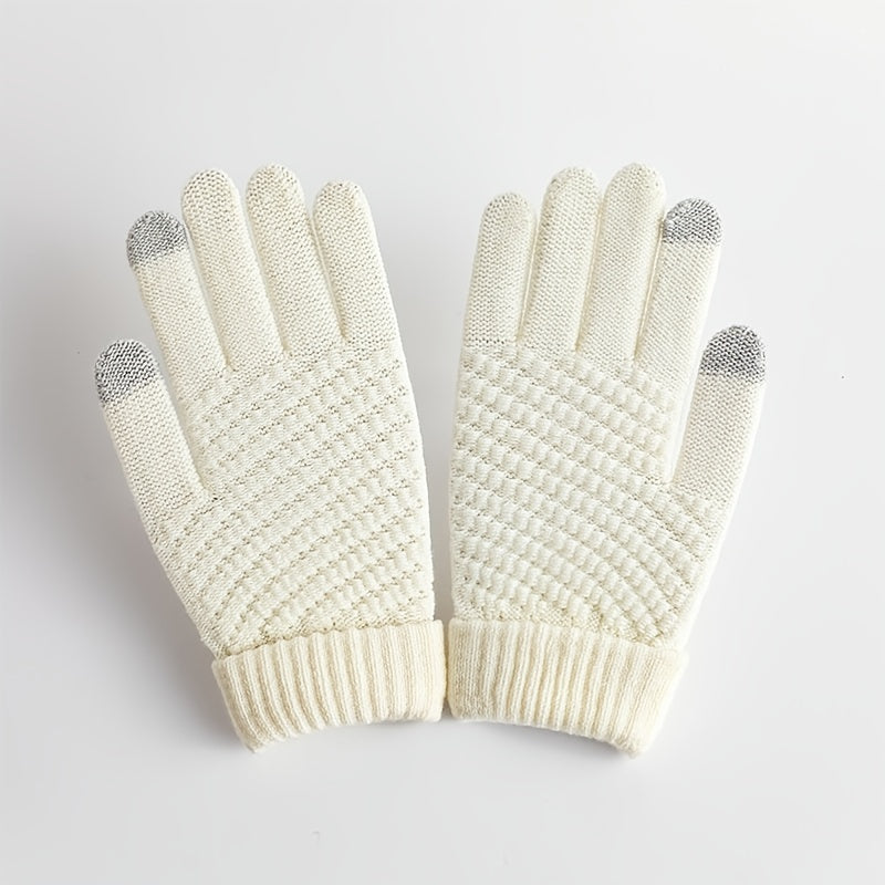 Winter Warm Touch Screen Knit Gloves Unisex