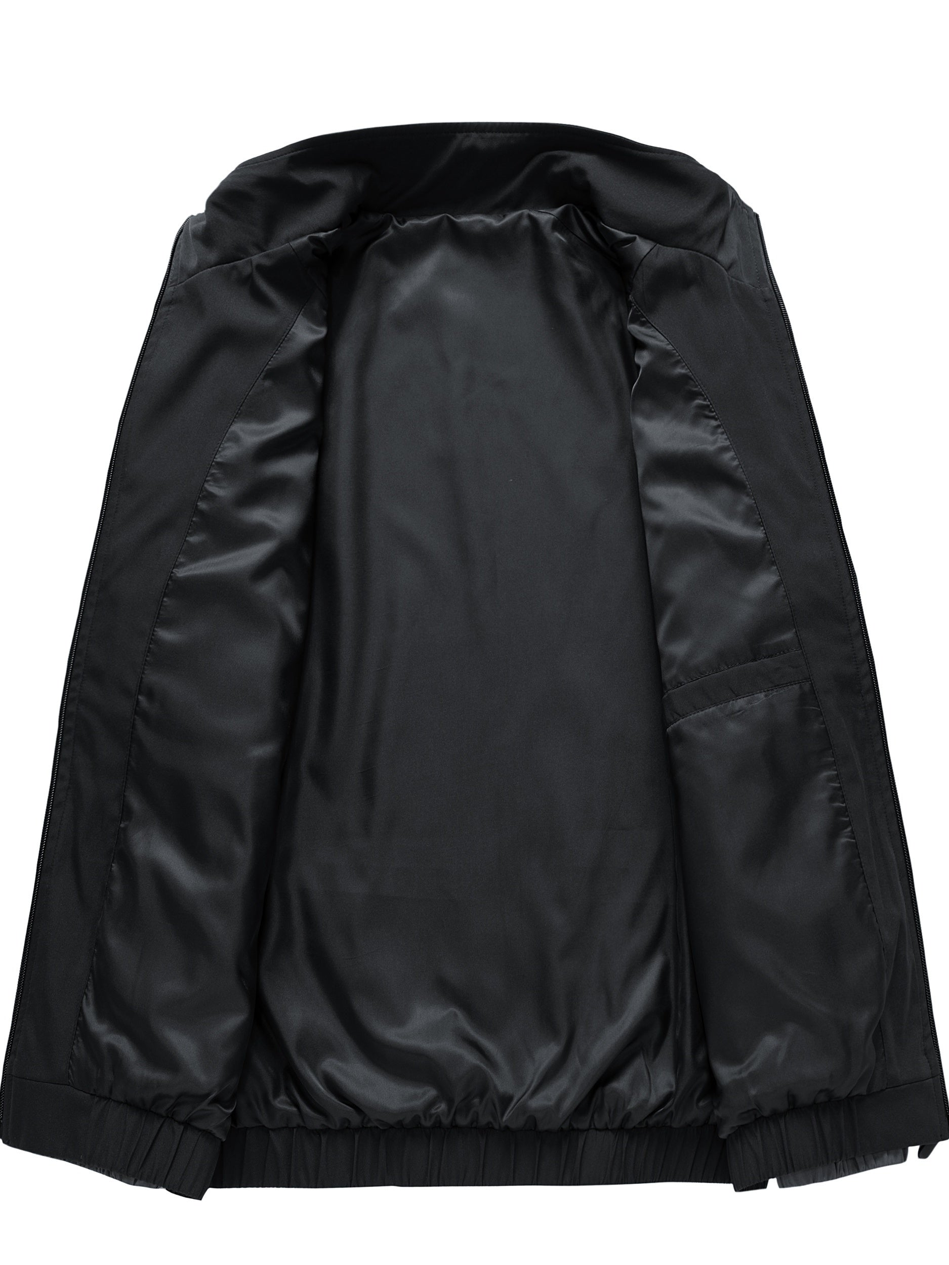 Men's Casual Zip Up Jacket Coat for Spring Fall