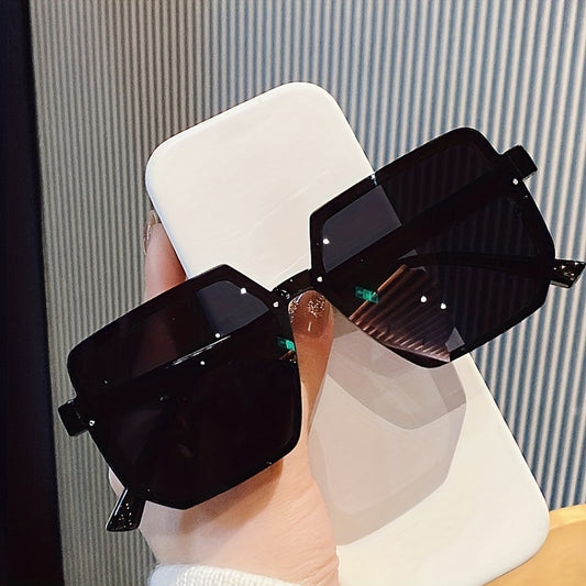Large Square Sunglasses Retro UV400 Sun Shades For Driving Beach Travel