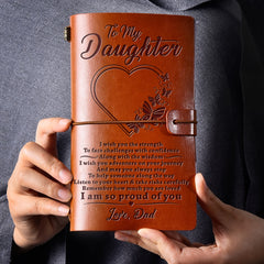 Vintage Portable Notebook with 144 Sheets - Perfect Holiday Gift Idea