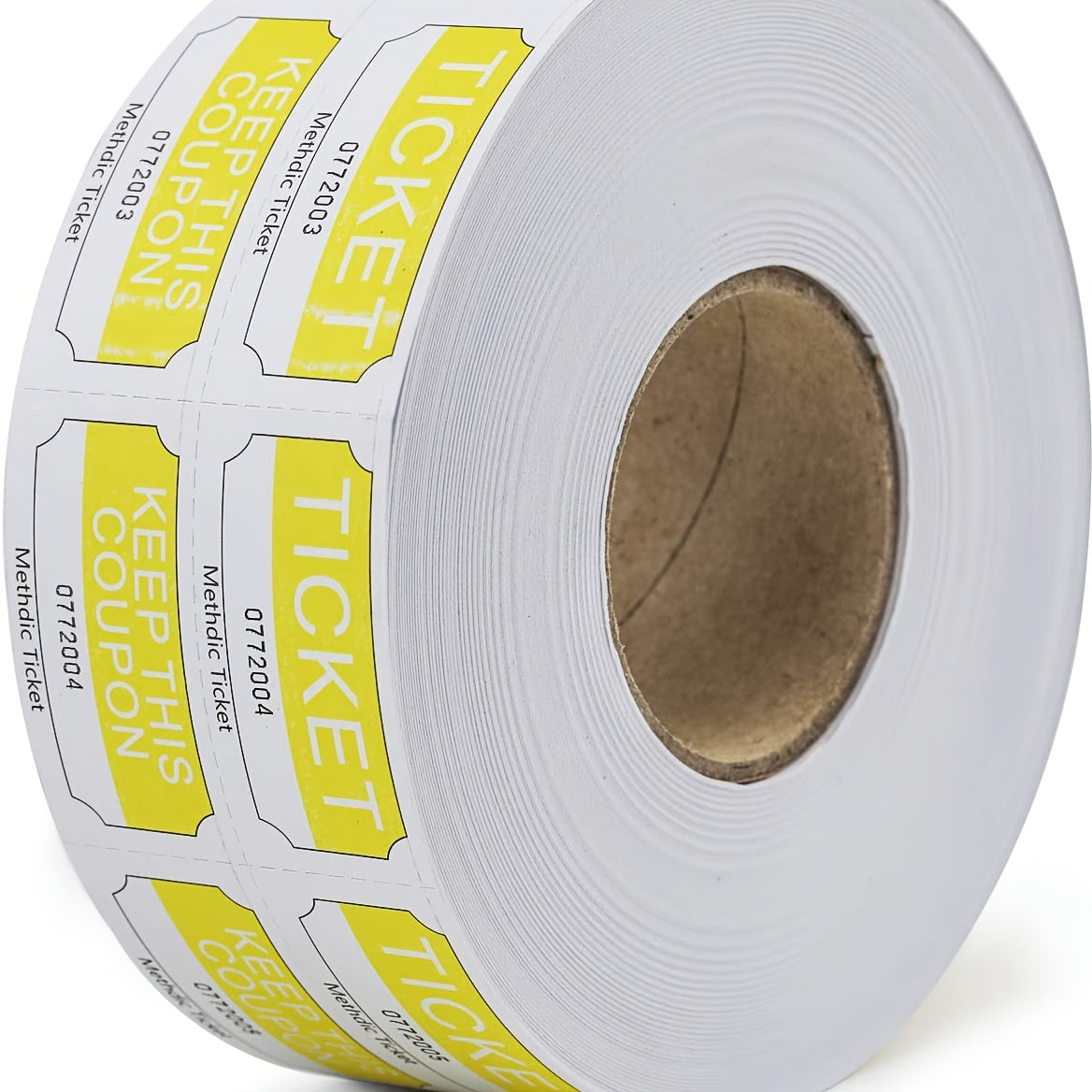 2000 Raffle Tickets Double Roll for Events Entry, Reward, Fundraiser