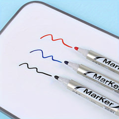6pcs Whiteboard Marker Erasable Pen Teaching Aid Supplies