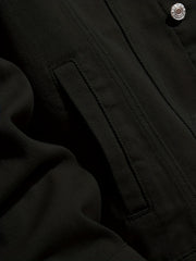 Men's Button Up Denim Coat for Spring Fall