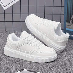 Women's Minimalist Flat Casual Sneakers Lace Up Low Round Toe Lightweight Shoes