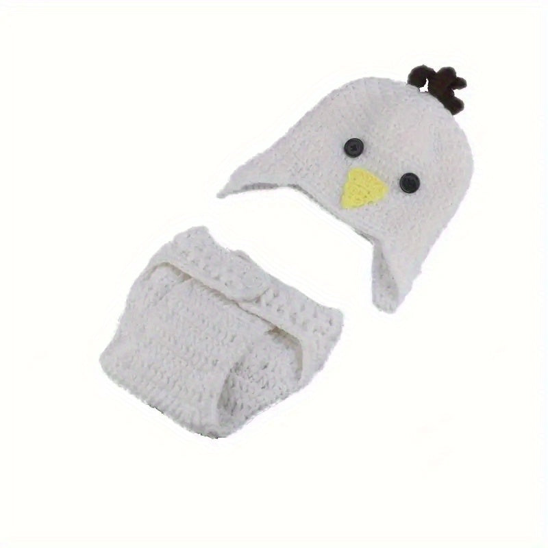 Baby Photo Props Wool Knit Set Little Chicken Little Rabbit
