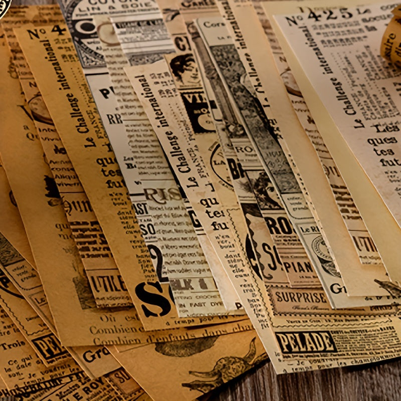 30PCS Vintage Stationery Scrapbooking Paper
